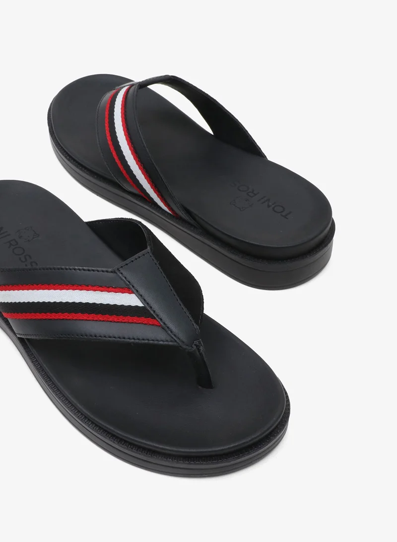 TONI ROSSI Black Trove Casual Men’s Sandals for Men | Best Price UAE