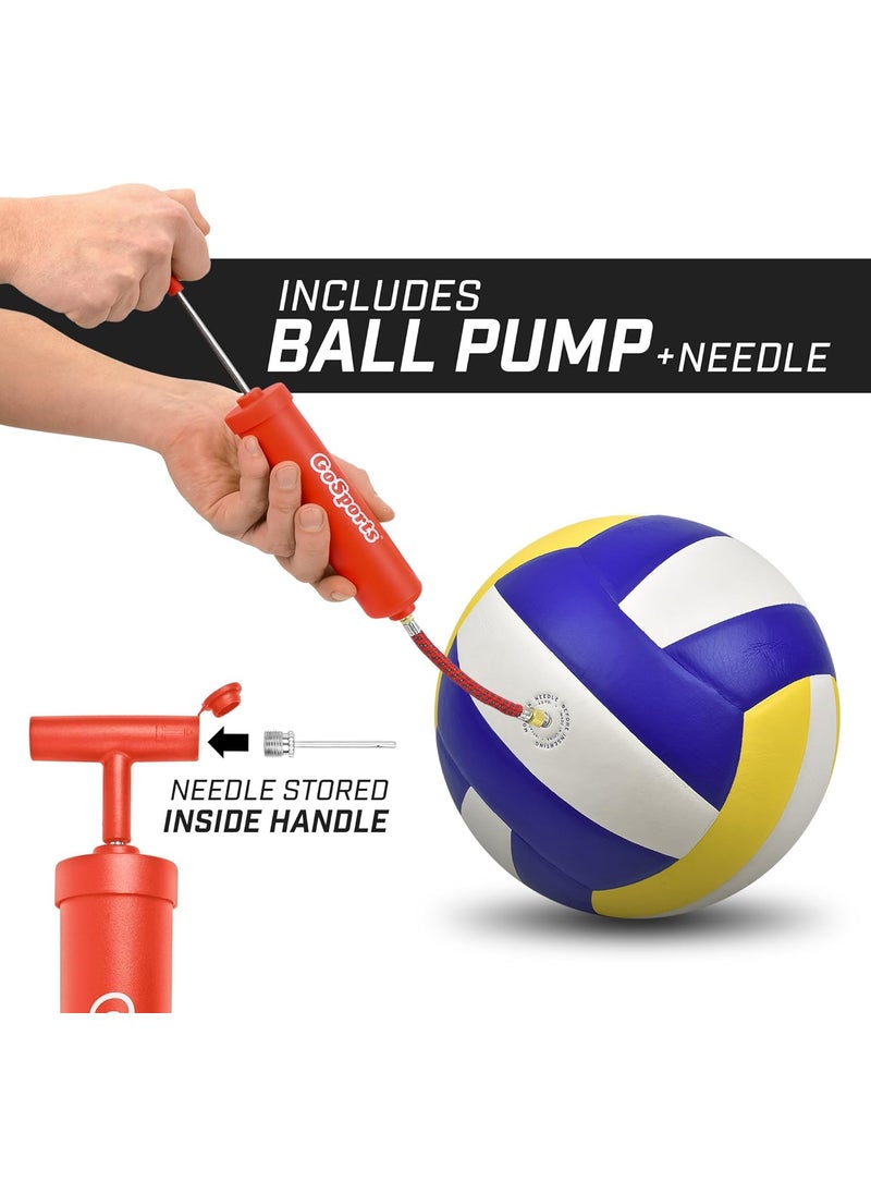 GoSports GoSports Indoor Competition Volleyball  Made from Synthetic Leather  Includes Ball Pump  Regulation Size and Weight Choose Single Ball or 6 Pack  - Image 3