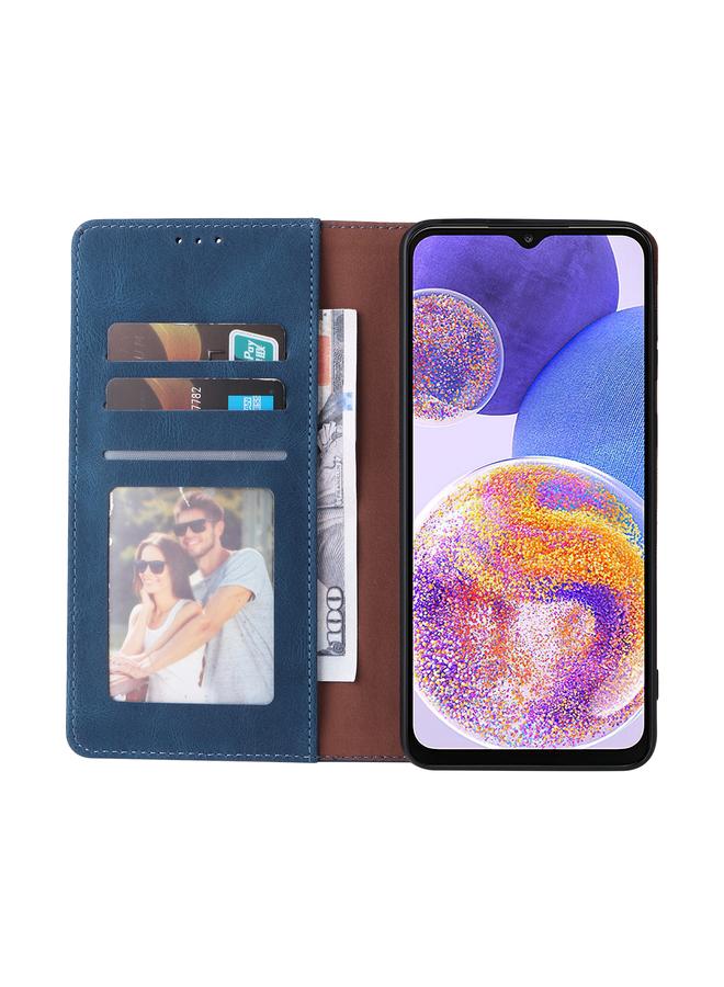 اس-توب جراب لهاتف Samsung Galaxy A23 مصنوع من الجلد بإغلاق شفط بسيط - Image 3