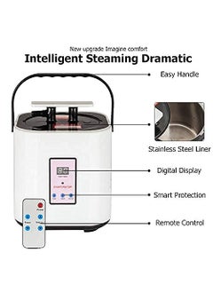 RDE home care RDE home care Portable STEAM Bath Machine Remote Control for Home Gym and Beauty SPA  - Image 3