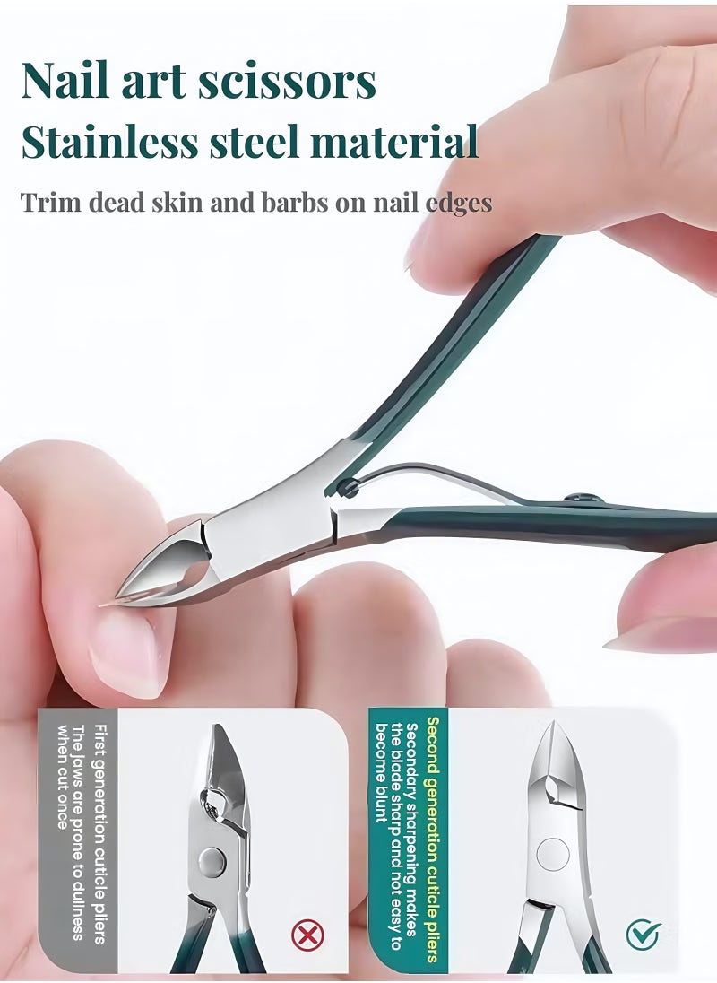 Generic - Manicure Set, Nail Clippers Set 18 in 1 Stainless Steel Manicure and Pedicure Set with Excellent Gift Box, Ideal for Home, Workplace, Outdoor Travel - Image 1