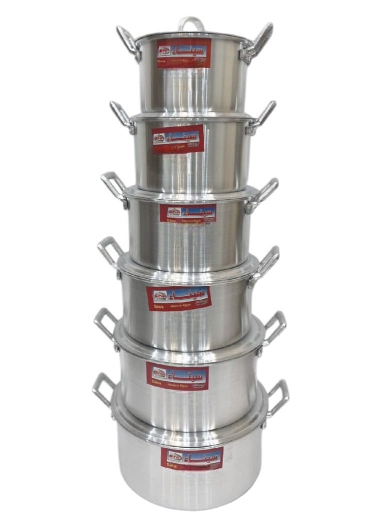 Sina Luxury Aluminum Cookware Set – Hotel-Grade Durability & Performance 