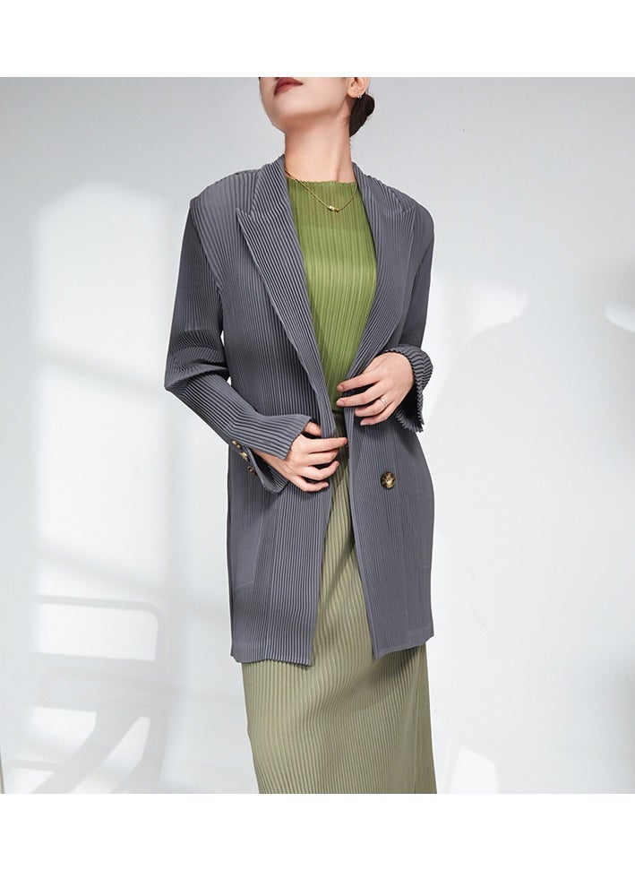 Shougu Versatile Mid to Long Casual Suit Top For Women  - Image 1