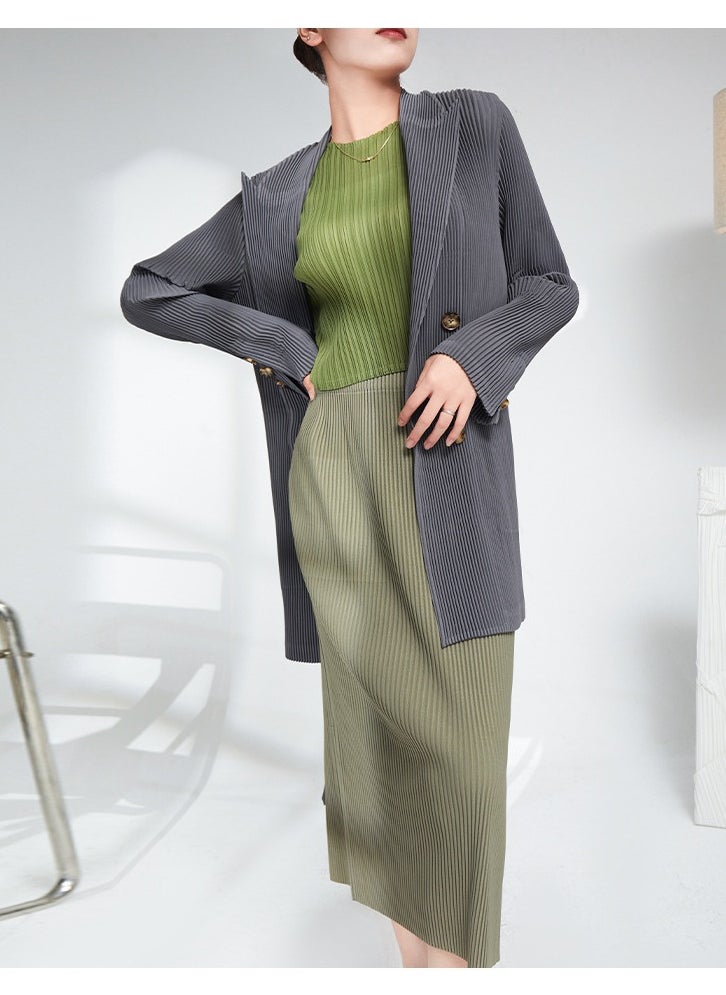 Shougu Versatile Mid to Long Casual Suit Top For Women  - Image 4
