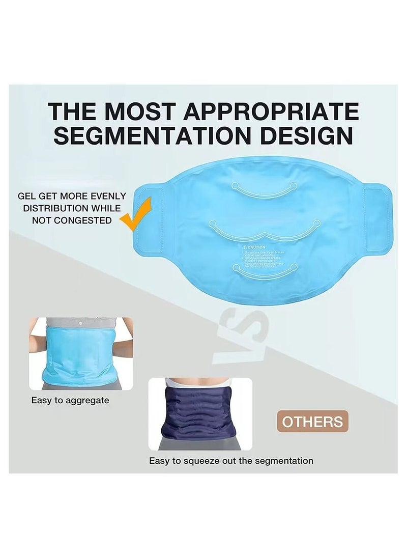 Generic - Ice Packs for Back Injuries Reusable Gel Cold Pack for Lower Back Lumbar Waist Hip Pain Relief Cold Compress - Image 1