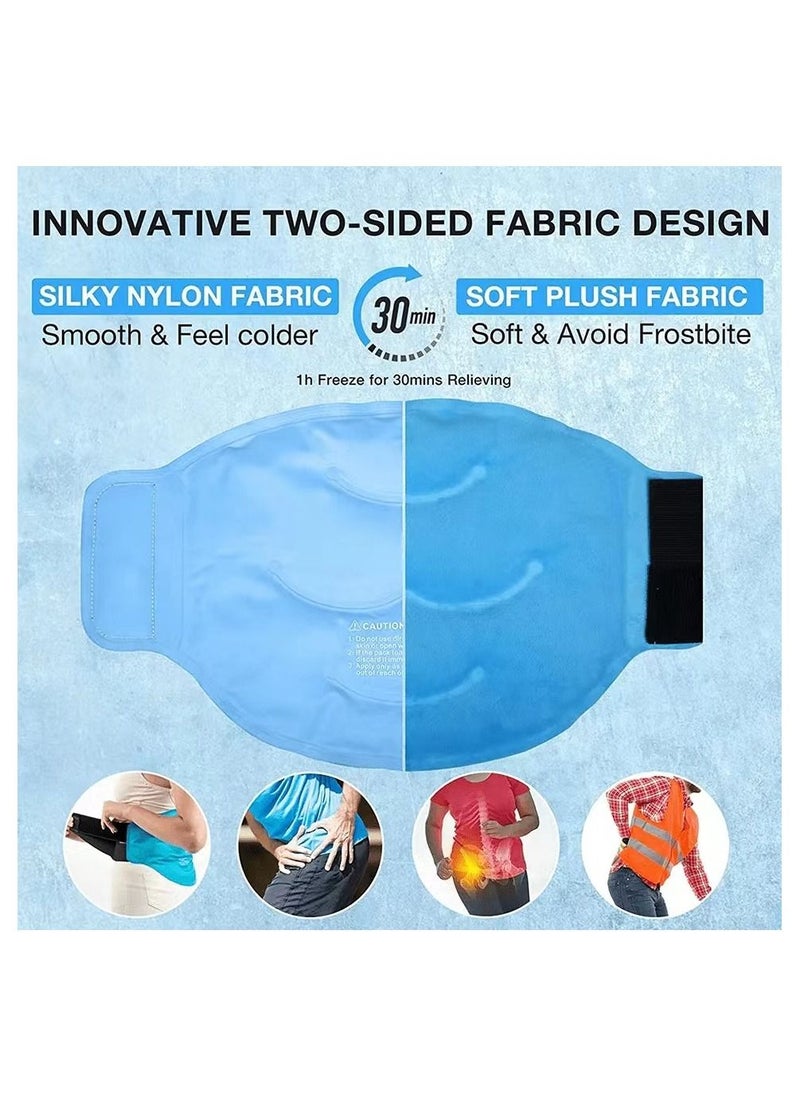 Generic - Ice Packs for Back Injuries Reusable Gel Cold Pack for Lower Back Lumbar Waist Hip Pain Relief Cold Compress - Image 1