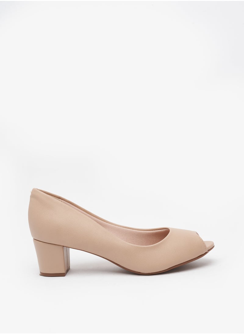 Beira Rio Nola Peep Toe Pumps  - Image 1