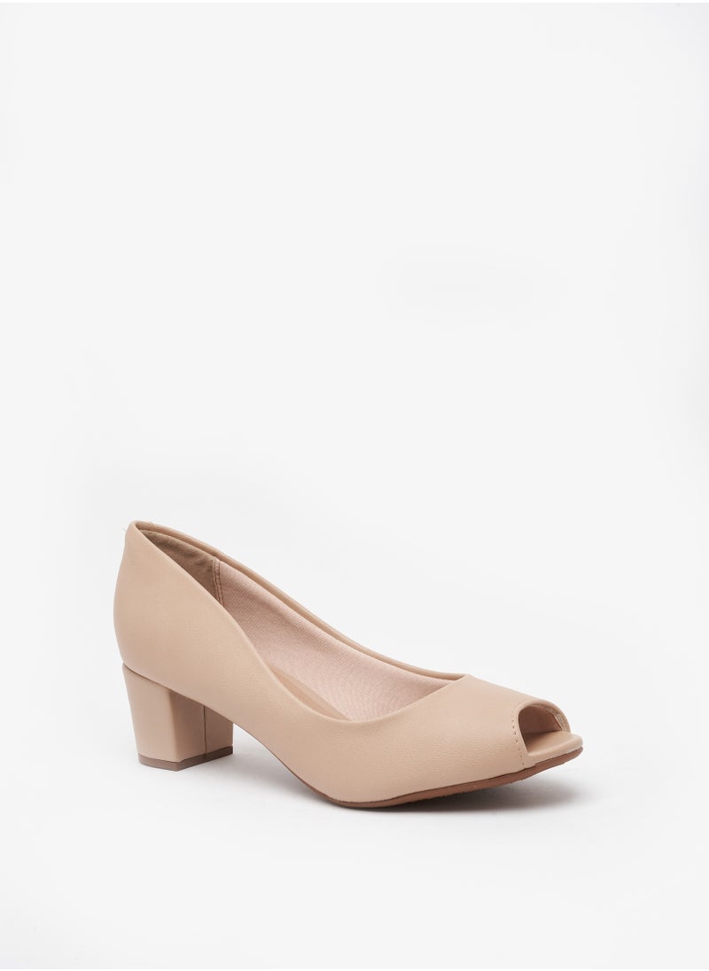 Beira Rio Nola Peep Toe Pumps  - Image 2