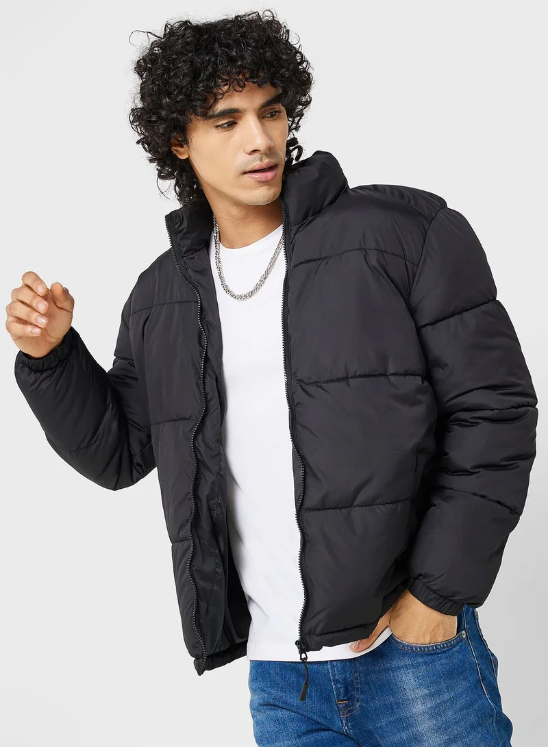 BRAVE SOUL Padded Puffer Jacket