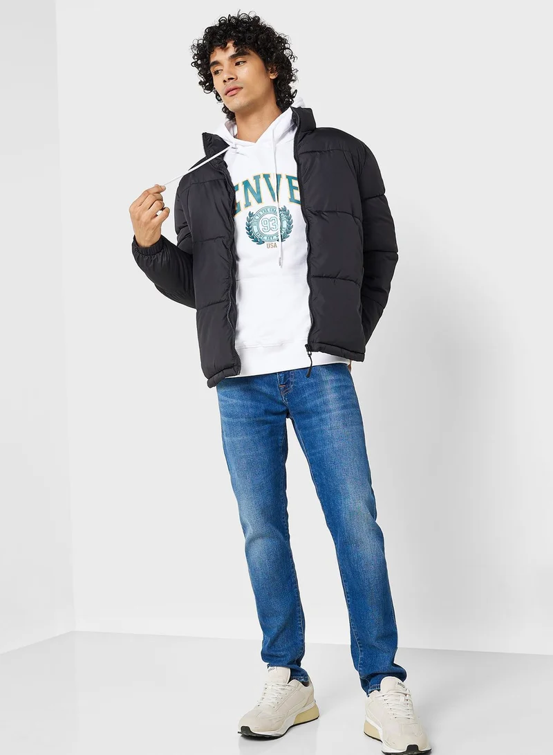 BRAVE SOUL Padded Puffer Jacket
