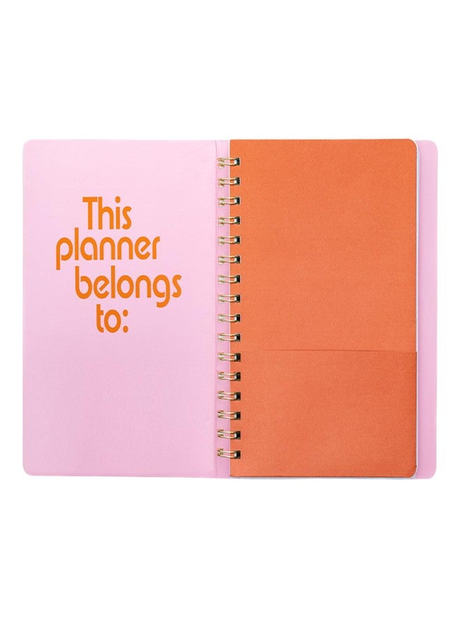 ban.do Undated Daily To Do Planner, Personal Organizer Schedule Planner with Grocery List and Schedule, Blue Floral - Image 3