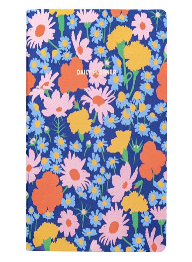 ban.do Undated Daily To Do Planner, Personal Organizer Schedule Planner with Grocery List and Schedule, Blue Floral - Image 1