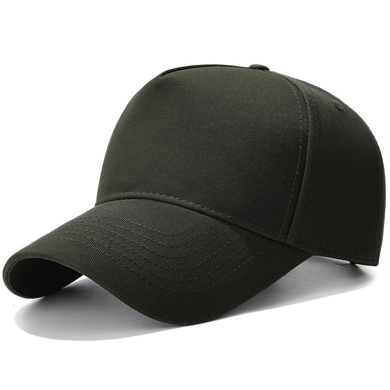 Seiko Four Seasons High Top Five-Piece Baseball Cap Twill Cotton Double-Layer Inner Sun Hat Fashion Casual Duckbill Cap Cross-Border - Image 1