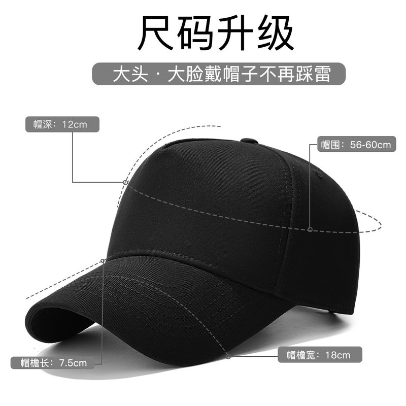 Seiko Four Seasons High Top Five-Piece Baseball Cap Twill Cotton Double-Layer Inner Sun Hat Fashion Casual Duckbill Cap Cross-Border - Image 3