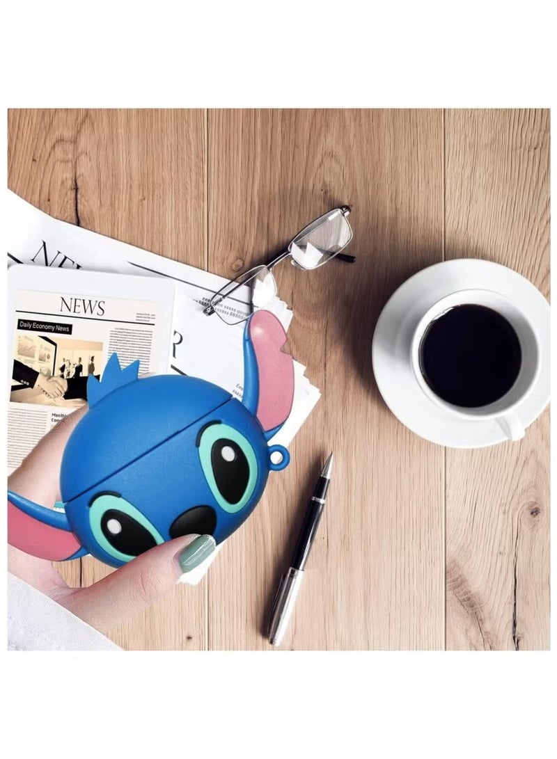 Case Soft Silicone Shockproof Cover for Apple Airpods 4 New 3D Cute Cartoon Creative Fun Case Skin with Keychain Design - Image 5