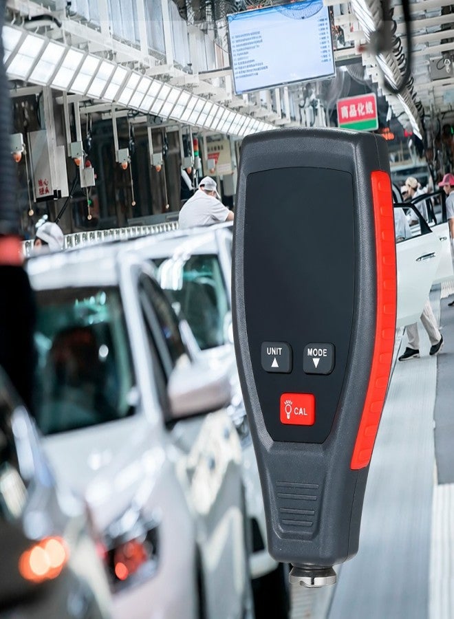 بينيتيك مقياس سمك الطلاء BENETECH GT235 LCD، مقياس سمك الطلاء، جهاز اختبار عمق طلاء السيارات، 0-1800 ميكرومتر، مع حقيبة ركائز معايرة، فيلم طلاء معايرة للسيارات - Image 5