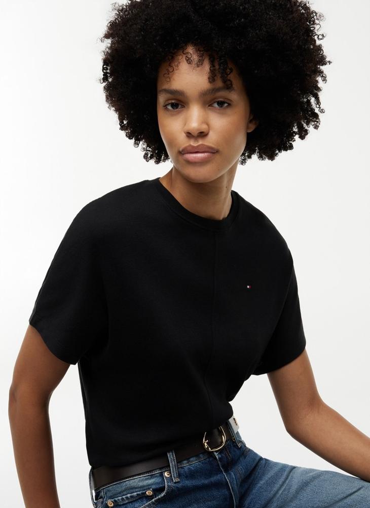 TOMMY HILFIGER Batwing Sleeve Crew Neck T-Shirt - Image 3