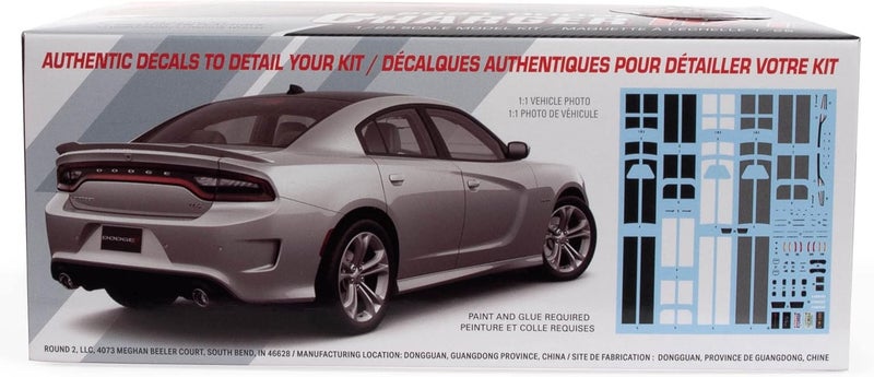 AMT 2021 Dodge Charger RT All New Tooling 125 Scale Model Kit - Image 3