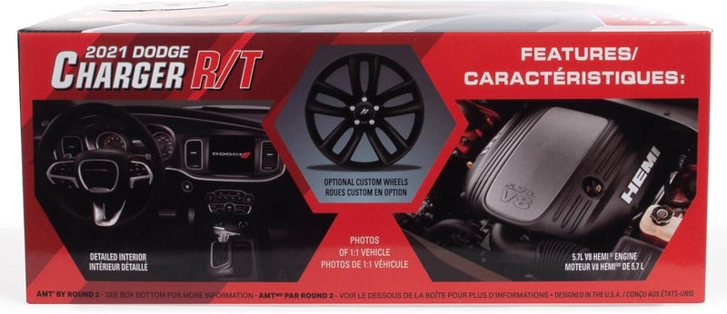 AMT 2021 Dodge Charger RT All New Tooling 125 Scale Model Kit - Image 2