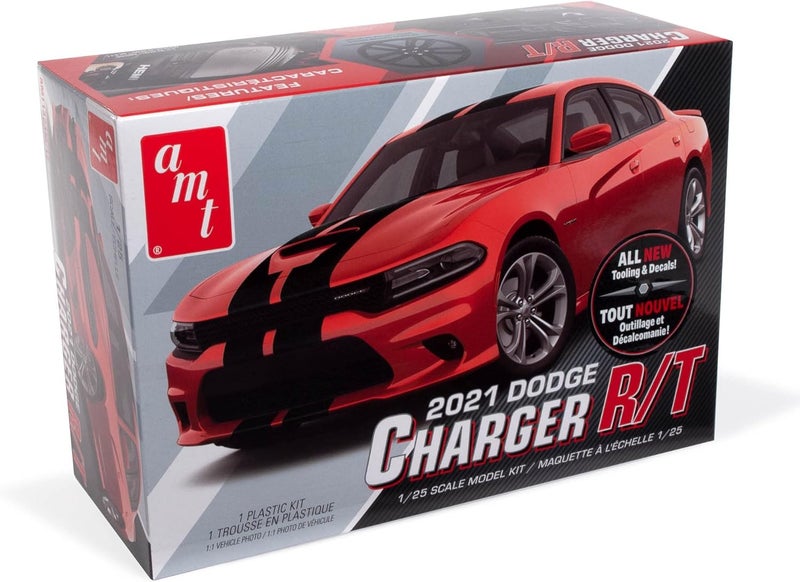 AMT 2021 Dodge Charger RT All New Tooling 125 Scale Model Kit - Image 1