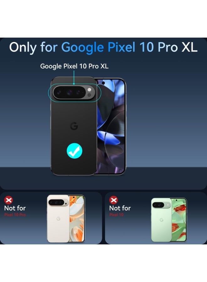 سانموجيد جراب مغناطيسي لهاتف Google Pixel 10 Pro XL 2025 مع واقي شاشة، مناسب لـ MagSafe، غطاء خلفي نحيف شفاف غير لامع مقاوم للصدمات لهاتف Pixel 10 Pro XL - Image 5