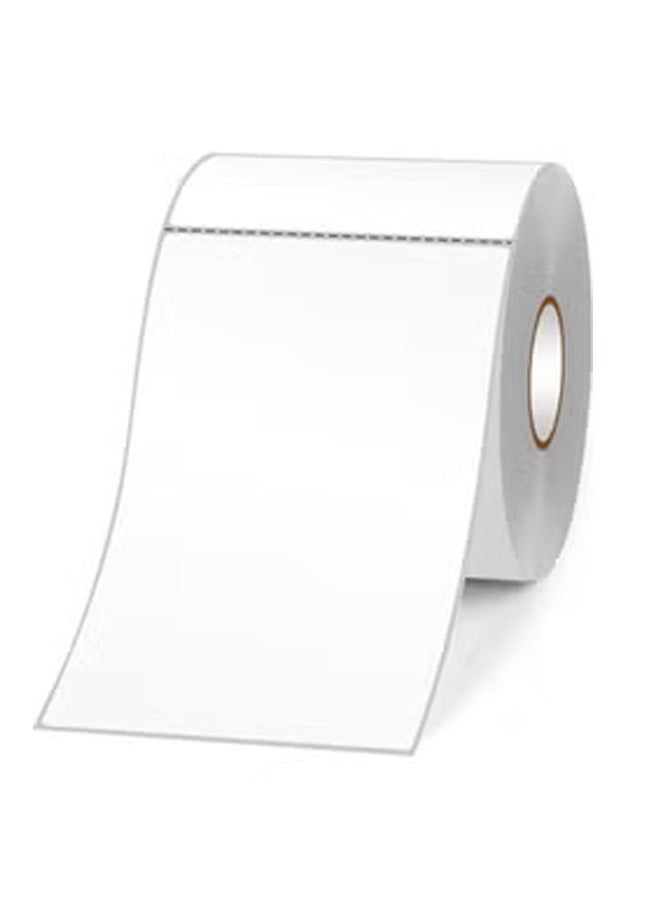 2 لفة 350 قطعة من الورق الأبيض لفة التسمية الحرارية الحساسة - Image 3