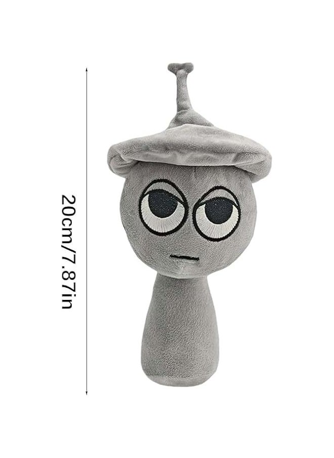 Sprunki Game Plush, Sprunki Toys Plush,Soft Stuffed Animal Pillow Doll  Birthday Gifts for Adult Kids(Dark Grey)  - Image 2