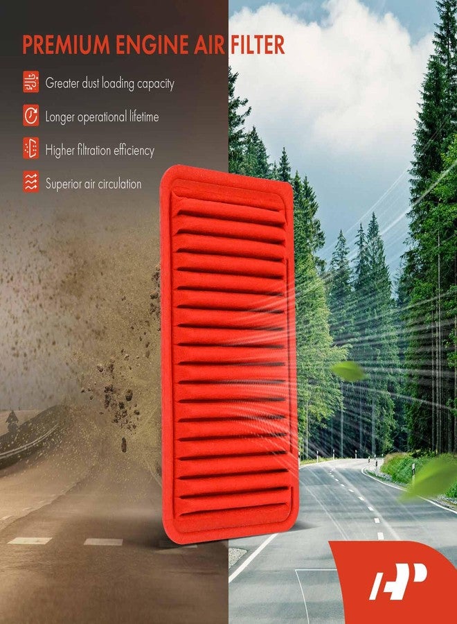 A-Premium High-performance, Pre-oiled Engine Air Filter Compatible with Toyota & Lexus - Camry (2002-2011), Highlander (2001-2013), Sienna (2004-2010), Solara (2004-2008), ES300, ES330, RX330, RX350 - Image 3