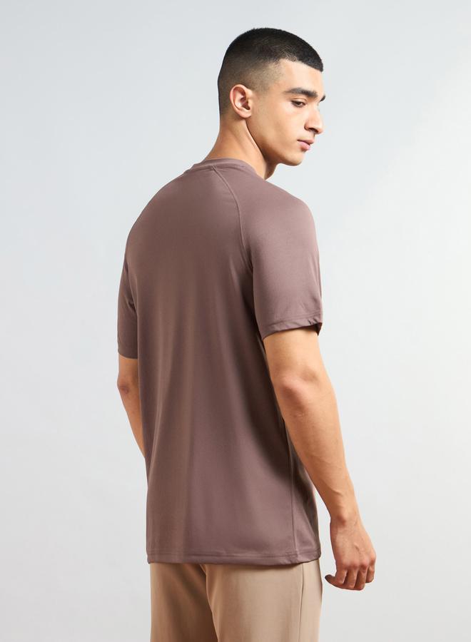 Technosport Technosport Solid Short Sleeves Regular Fit T-Shirt  - Image 3