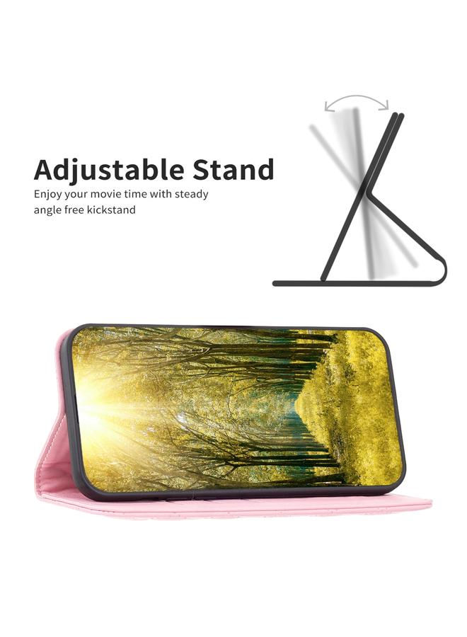 اس-توب جراب هاتف iPhone XS / X من الجلد المغناطيسي بتصميم شبكي ماسي - Image 4