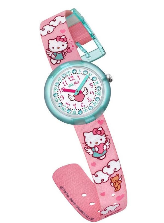 Flik Flak Girls Hello Kitty Cupido Quartz Movement Water Resistant Wrist Watch - 32 Mm - Image 3