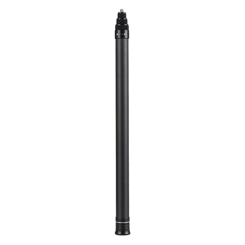 Portable Selfie Stick Carbon Fiber Stand Camera Bracket 1/4 Inch Screw Mount 36cm-150cm/14.2in-59in Adjustable Length Compatible with Insta360 X2/ X3 - Image 1