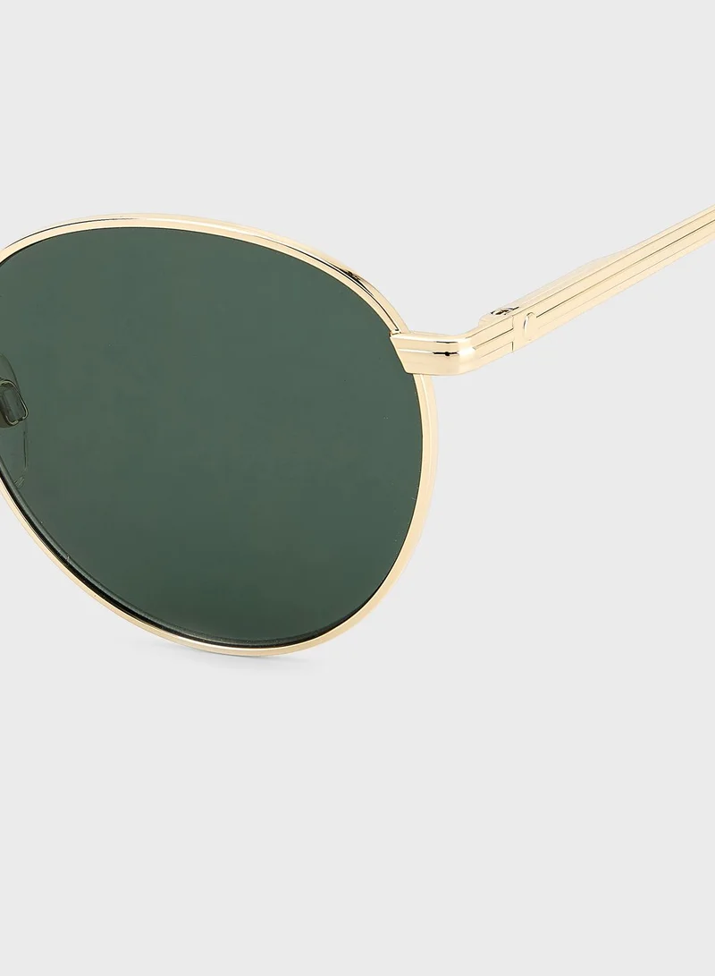 pierre cardin 205677J5G52Qt Aviator Sunglasses