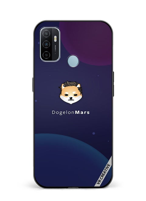 Protective Case Cover For Oppo A53 Dogeleon Mars Design Multicolour