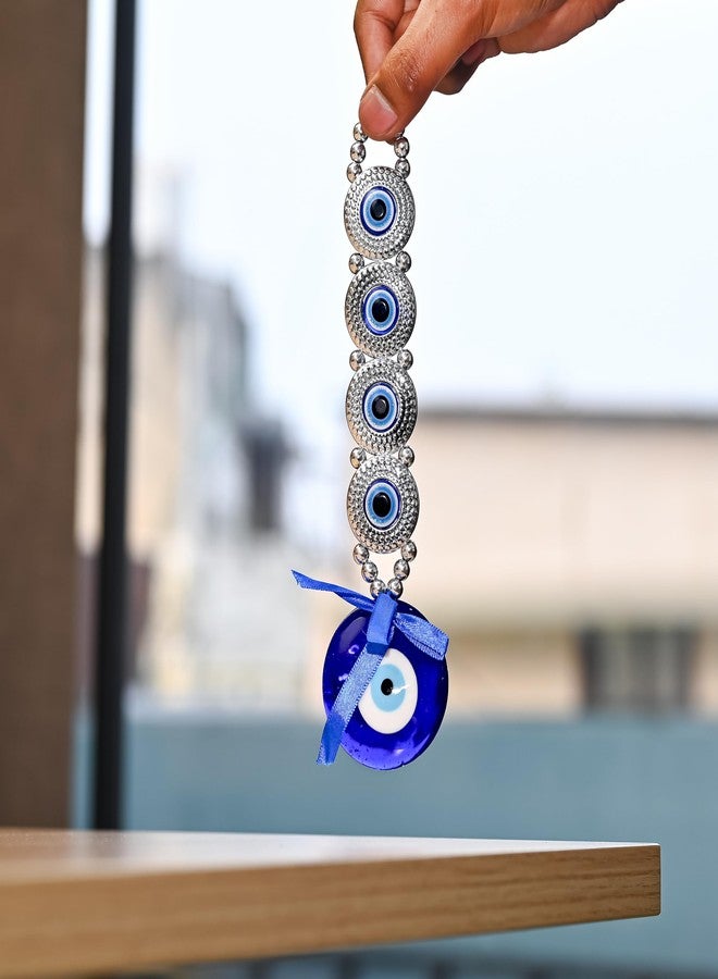 Hindcraft Home Decore - Evil Eye Protection Hanging | Good Luck Charm & Feng Shui Nazar Battu Pendant for Home, Car & Office | Positive Energy Wall Hanging for Prosperity & Safety - Image 3