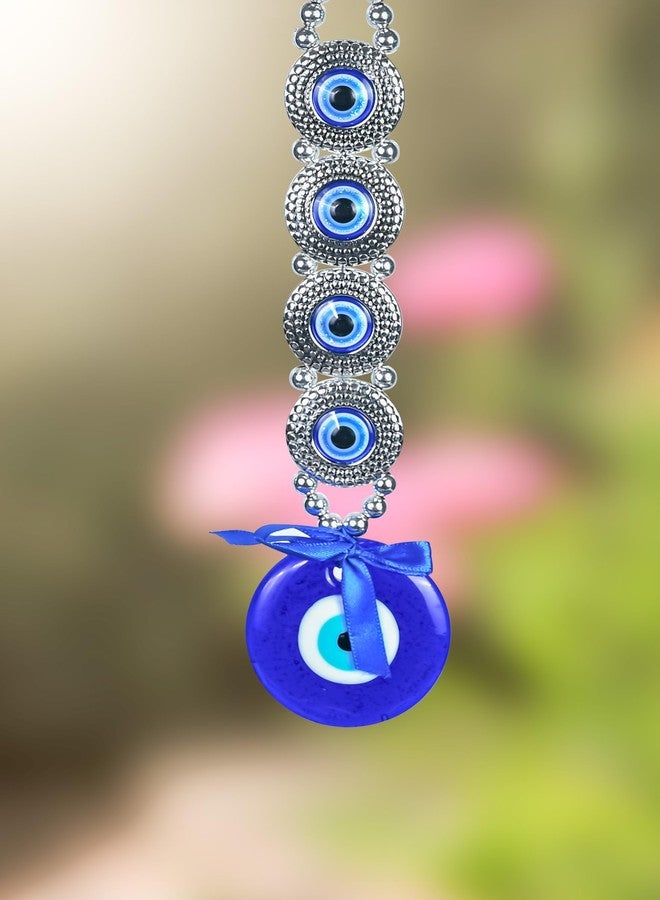 Hindcraft Home Decore - Evil Eye Protection Hanging | Good Luck Charm & Feng Shui Nazar Battu Pendant for Home, Car & Office | Positive Energy Wall Hanging for Prosperity & Safety - Image 5