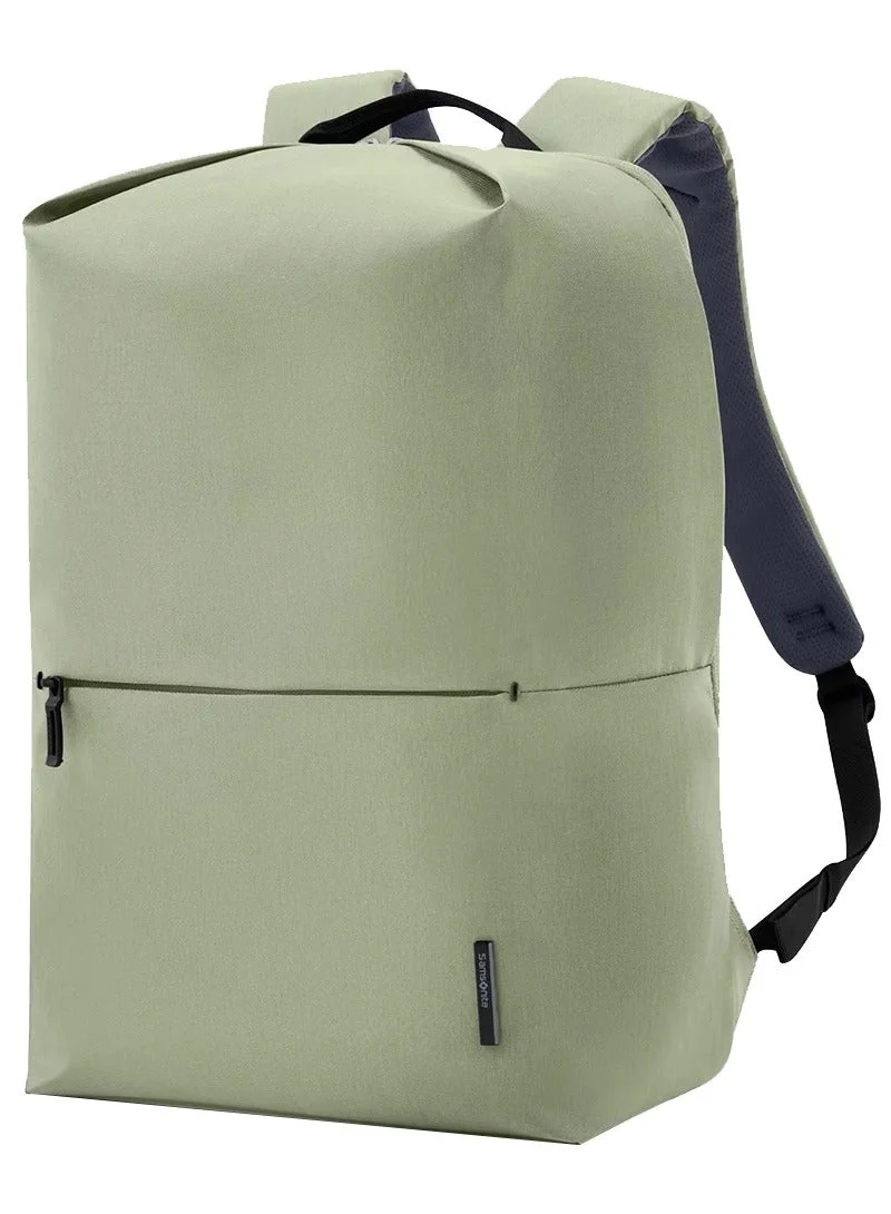 Samsonite Lite-Geo 15.6" Laptop Backpack, 100% Nylon, Light Green|Outer Zipper Pockets|Bottle Holder|Internal Key Holder - 3 Years International Warranty