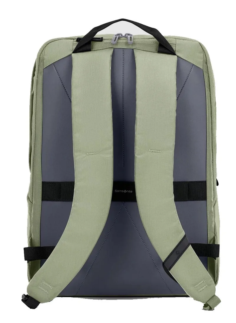 Samsonite Light Green Lite-Geo 15.6" Laptop Backpack, 100% Nylon, Light Green|Outer Zipper Pockets|Bottle Holder|Internal Key Holder - 3 Years International Warranty  | Best Price UAE