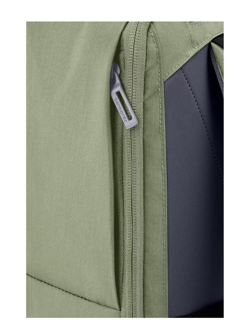 Samsonite Light Green Lite-Geo 15.6" Laptop Backpack, 100% Nylon, Light Green|Outer Zipper Pockets|Bottle Holder|Internal Key Holder - 3 Years International Warranty  | Best Price UAE