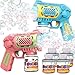 EagleStone Bubble Gun Toys for 3 Year Old Kids Boys Girls 2 Pack Automatic Bubble Machine with Bubble Solution Summer Outdoor Kids Toys for Ages 344657 Birthday Gifts for 3 4 5 6 7 8 Year Old - Image 2