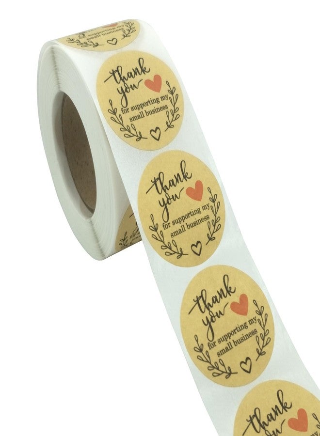 STORE 2508 Store2508 Small Business Thank You Stickers Craft Paper 1.5 Inch Diameter 500 Pcs - Image 3
