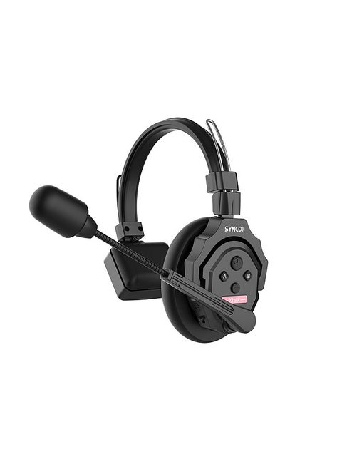 Xtalk X1 Wireless Intercom Headset System 2.4G Wireless Headset with Microphone Built-in Battery 350M/1148ft Transmission 3.5mm Real-time Monitoring