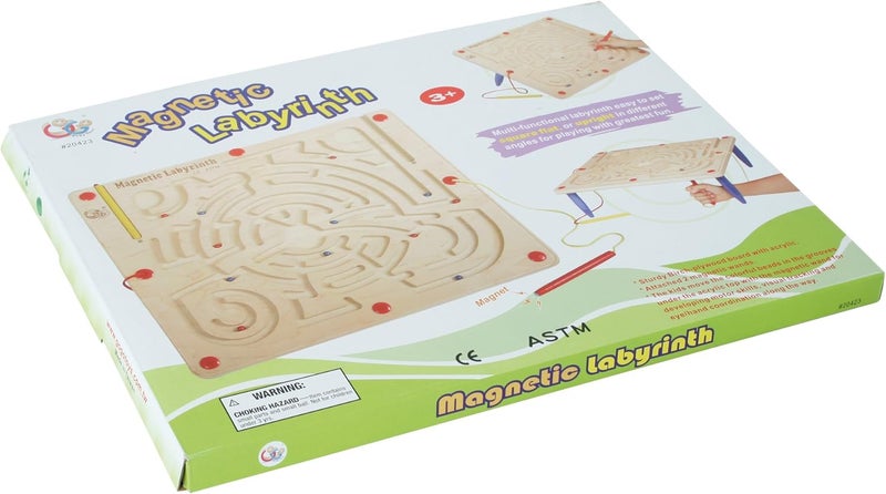 Bartl Gogo Toys Magnetic Labyrinth - Wooden Educational Toy for Children - Image 4