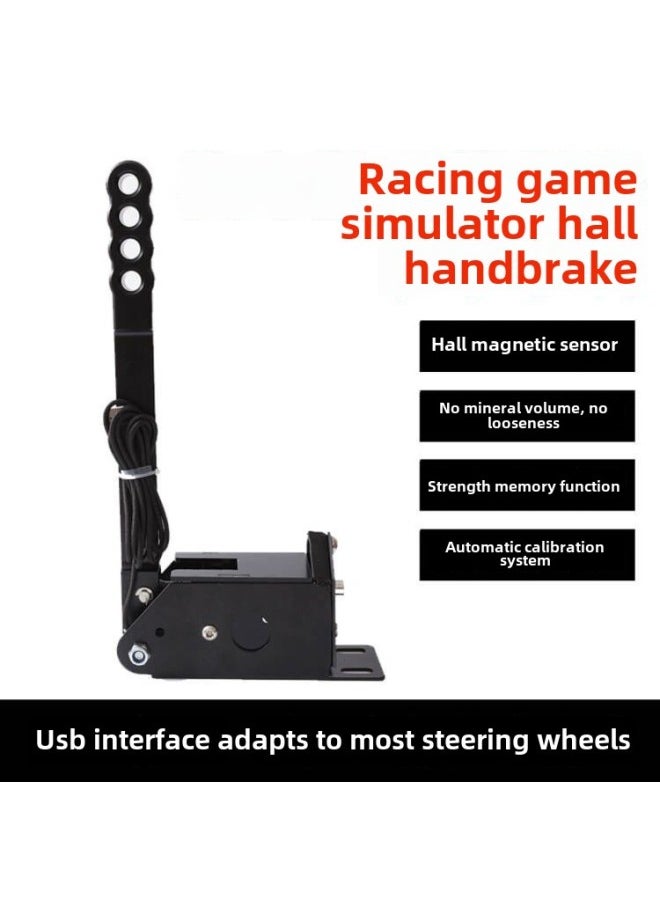 ماركة غير محددة فرامل يد لعبة الانجراف الجديدة Dust AC Racing Plan G29 Tuma T300GT Speedster USB Simulator Brake - لون المنتج: Hb05 فرامل يد USB سوداء بدون مشبك  - Image 2