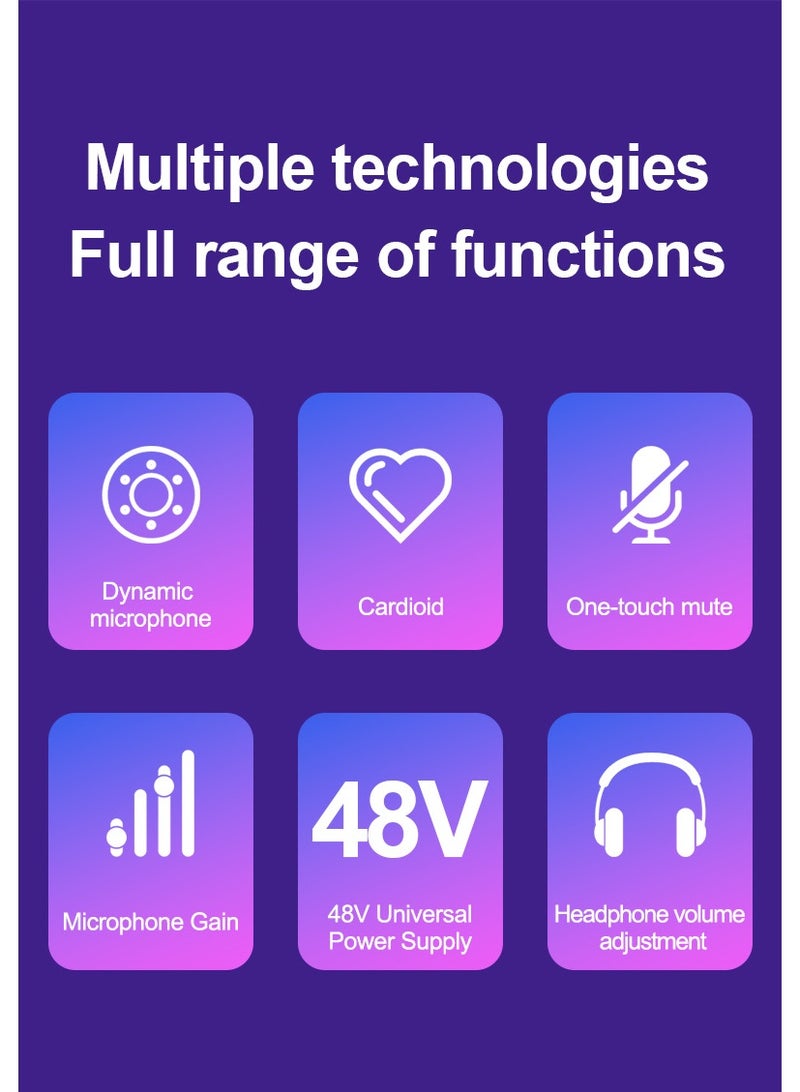 جوشبيرغ ميكروفون ألعاب ZX-777، ميكروفون USB للكمبيوتر الشخصي لمقاطع الفيديو والبودكاست والبث المباشر، ميكروفون مكثف مع كتم صوت سريع، مرشح بوب، مؤشر RGB، حامل صدمات، زر تدوير الكسب، متوافق مع تسجيل الصوت المباشر للكمبيوتر الشخصي - Image 3