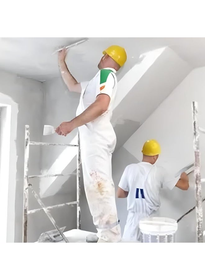 Cement White مسحوق الأسمنت الأبيض مع مجرفة البناء - مثالي لملء الشقوق، لاصق عالمي، البناء، مشاريع الفن والحرف، والعزل المائي لإصلاحات المنزل، الحمامات، والبلاط (5 كجم) - Image 2