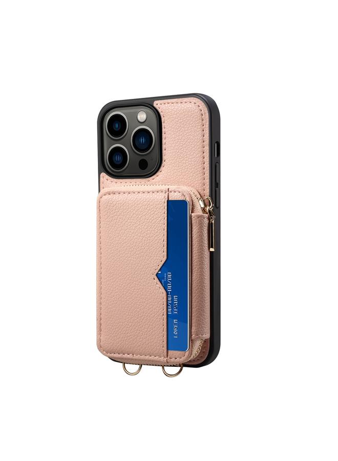 اس-توب جراب لهاتف iPhone 13 Pro Max مزود بسحاب وفتحة للبطاقة - Image 1