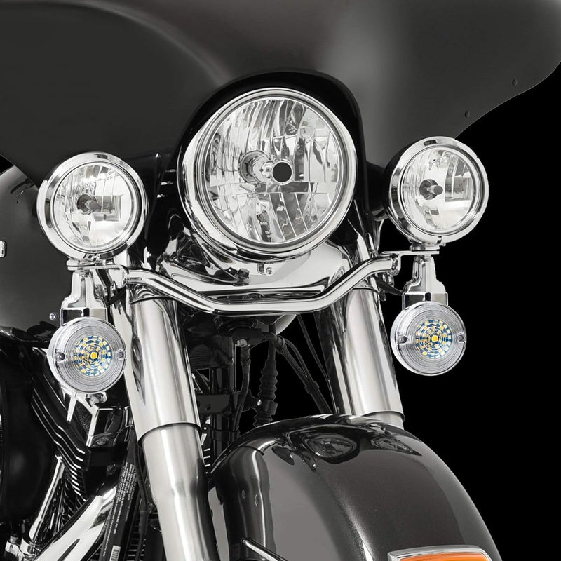 NTHREEAUTO Clear Flat Turn Signal Lens Cover for Harley Touring Electra Glide Road King Softail - Image 3