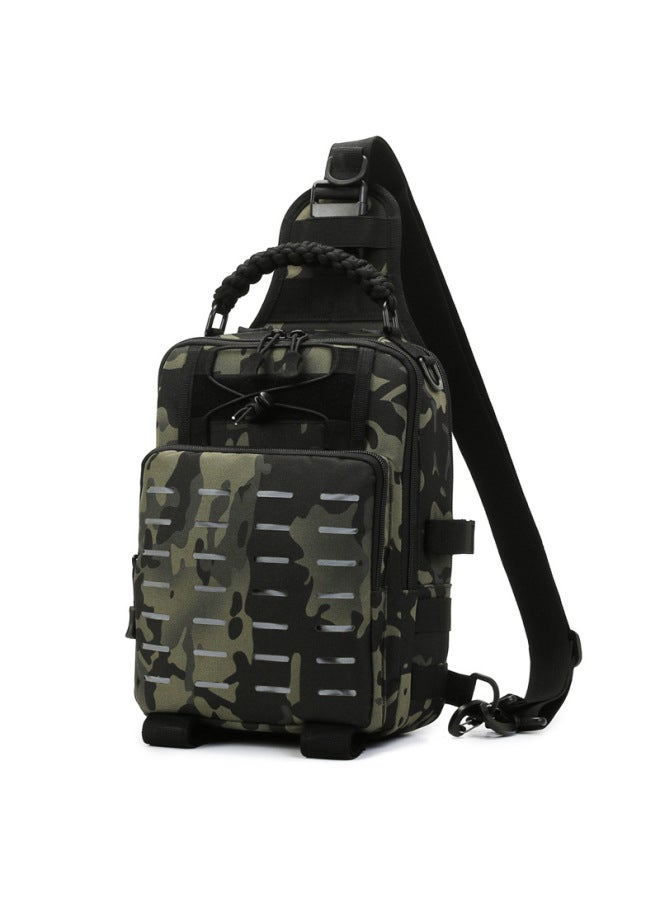 Generic Shoulder Luya Bag Crossbody Multifunctional Waist Bag Backpack Backpack Fishing Rod Bag Special Backpack Large Equipment-Color:Dark Night  - Image 1