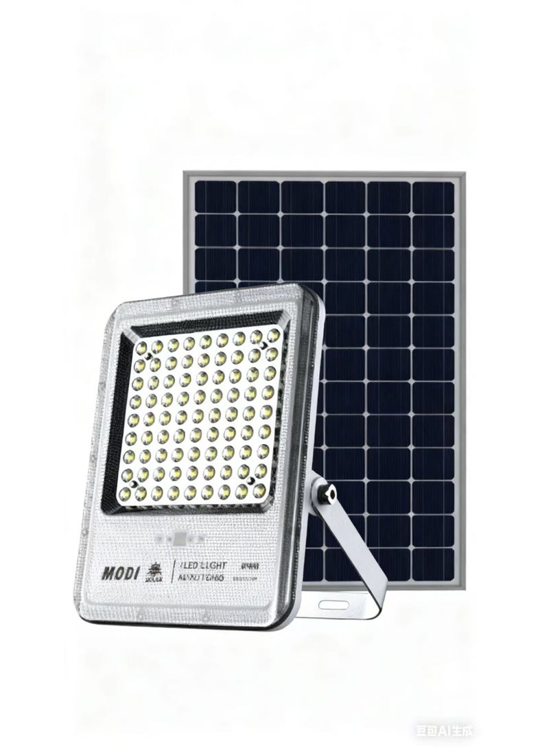 MODI 200W / 300W / 400W Solar Flood Light Outdoor, High-Efficiency Solar Panel, LiFePO₄ Battery, IP65 Waterproof LED Spotlight with Remote, Timer & Light Sensor – Ideal for Courtyards, Parks & Off-Grid Locations - Image 1
